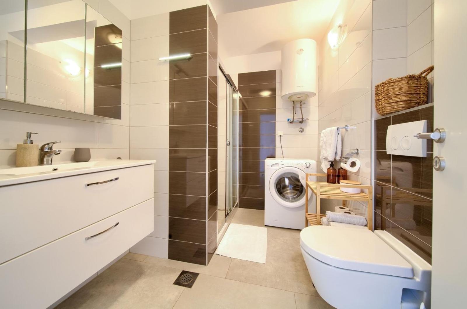 Apartment Sasso Bianco With The Private Pool Нивице Екстериор снимка
