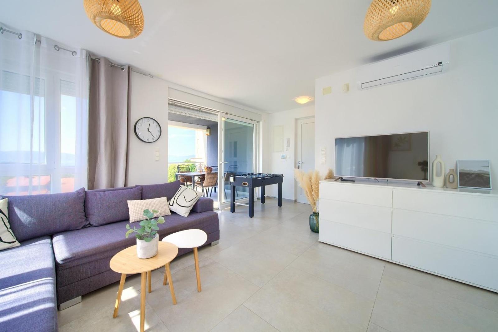 Apartment Sasso Bianco With The Private Pool Нивице Екстериор снимка